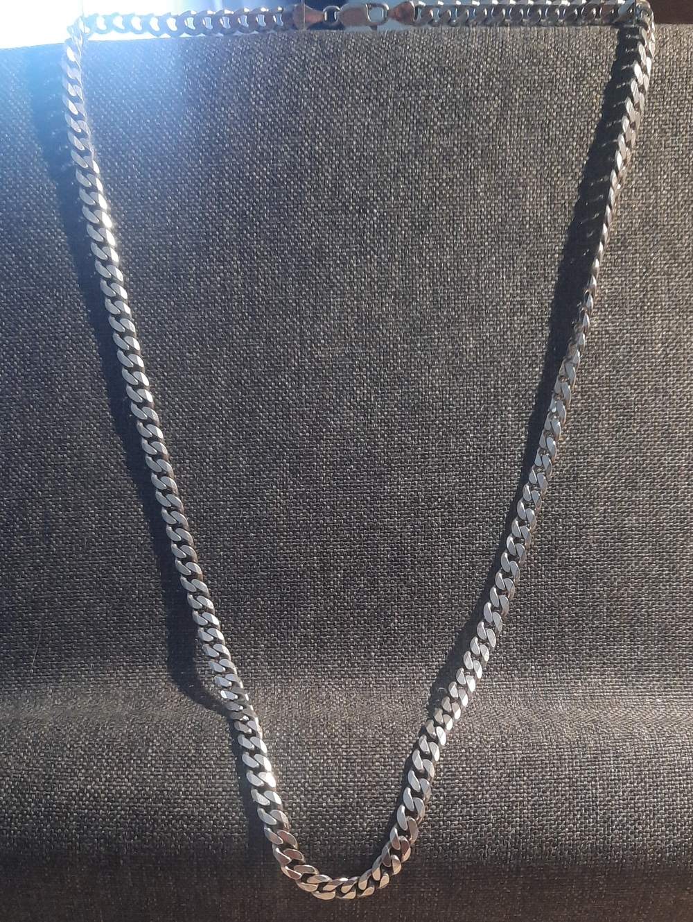 Silver Men’s Cuban Link Chain Necklace